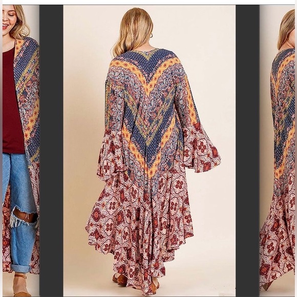 Umgee Tops - Umgee Kimono Duster